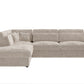 Canapé d'Angle Lexas Tweed Beige