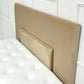 Lit Coffre NEVA BEIGE - Velours