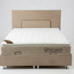 Lit Coffre NEVA BEIGE - Velours