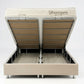Lit Coffre NEVA BEIGE - Velours