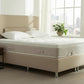 Lit Coffre NEVA BEIGE - Velours