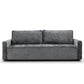 Canapé Convertible Nicale Tweed Gris