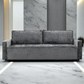 Canapé Convertible Nicale Tweed Gris
