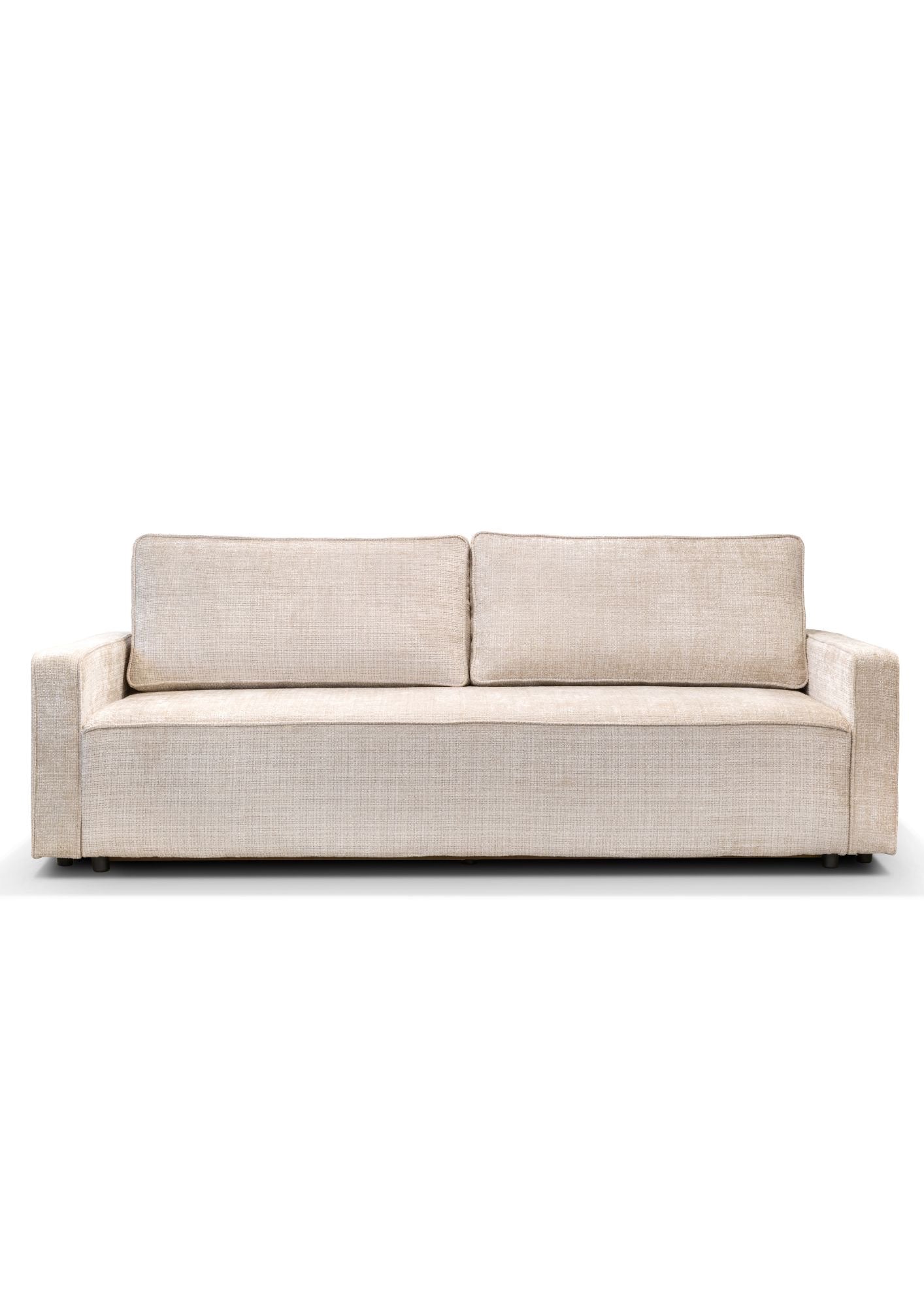 Canapé Convertible Nicale Tweed Beige