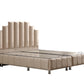 Lit Coffre POLO BEIGE - Velours