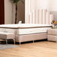 Lit Coffre POLO BEIGE - Velours