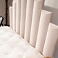 Lit Coffre POLO BEIGE - Velours
