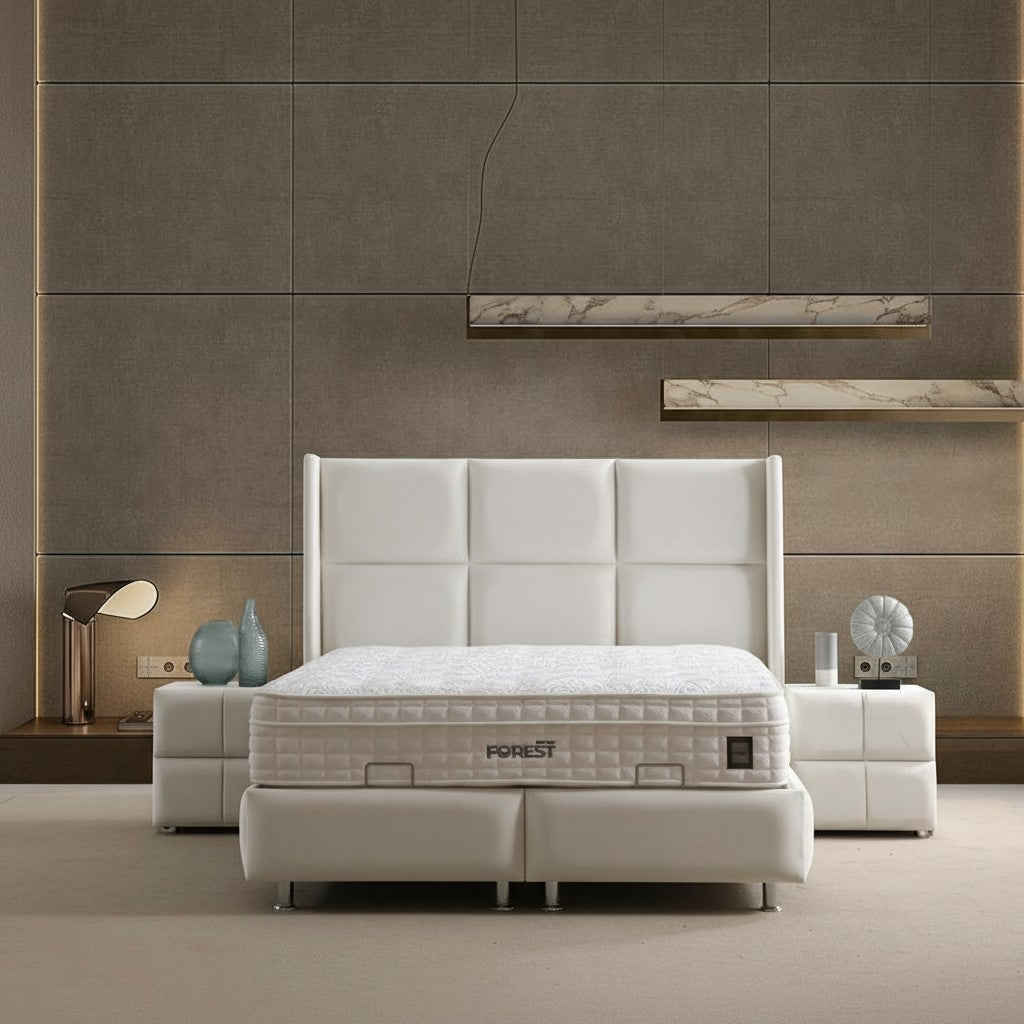 Lit Coffre RIO BLANC CASSÉ - Velours