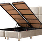 Lit Coffre RIO BEIGE - Velours
