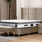 Lit Coffre RIO BEIGE - Velours