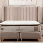 Lit Coffre SANA BEIGE - Velours