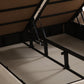 Lit Coffre SANA BEIGE - Velours