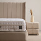 Lit Coffre SANA BEIGE - Velours