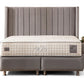 Lit Coffre SANA GRIS - Velours