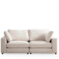 Canapé Modulable Julia Velours 3+1 Pouf