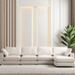 Canapé Modulable Julia Velours 4+1 Pouf