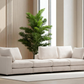 Canapé Modulable Julia Velours 4+1 Pouf
