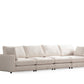 Canapé Modulable Julia Velours 4+1 Pouf