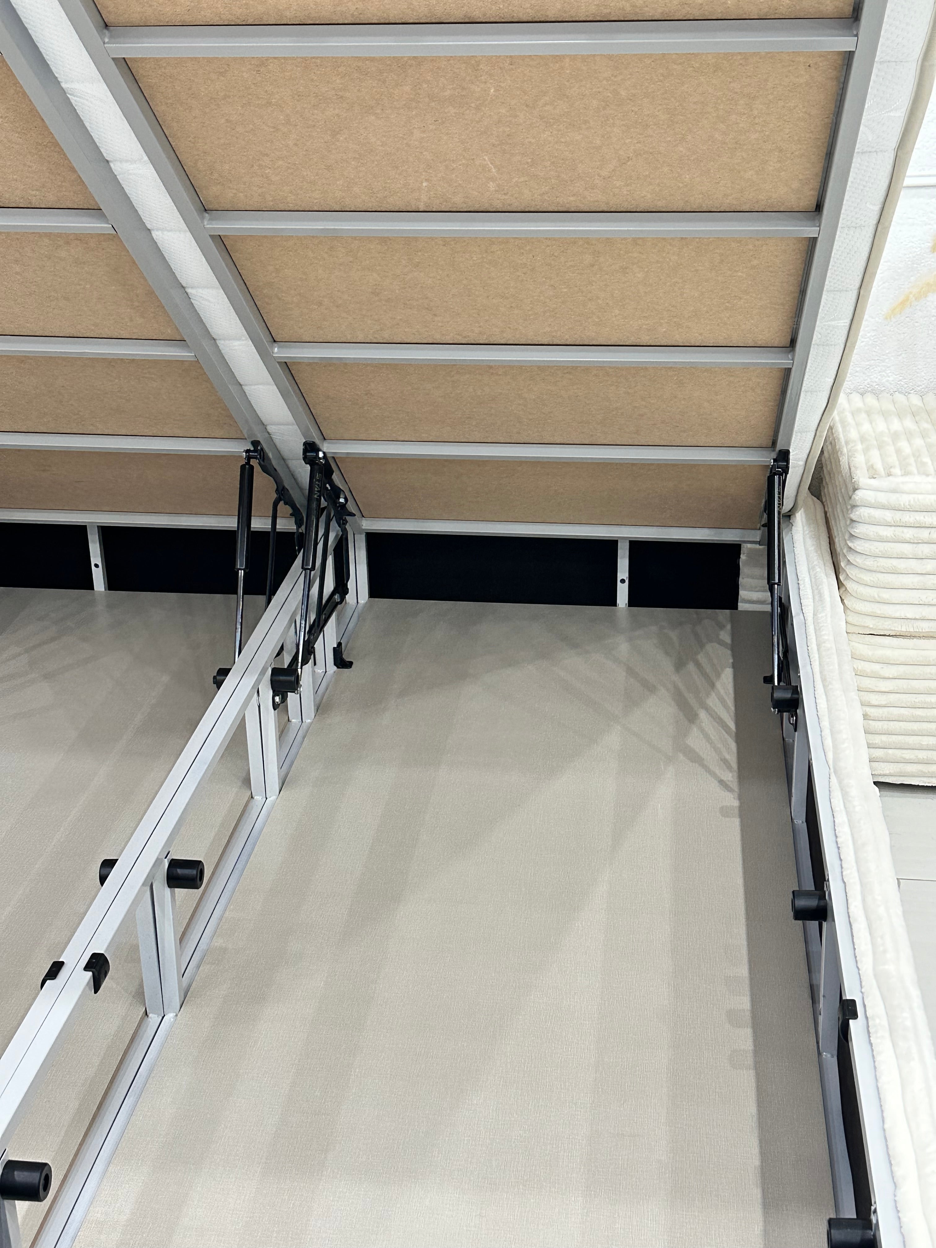 Lit Coffre VANIYA BLANC CASSÉ - Doudoud