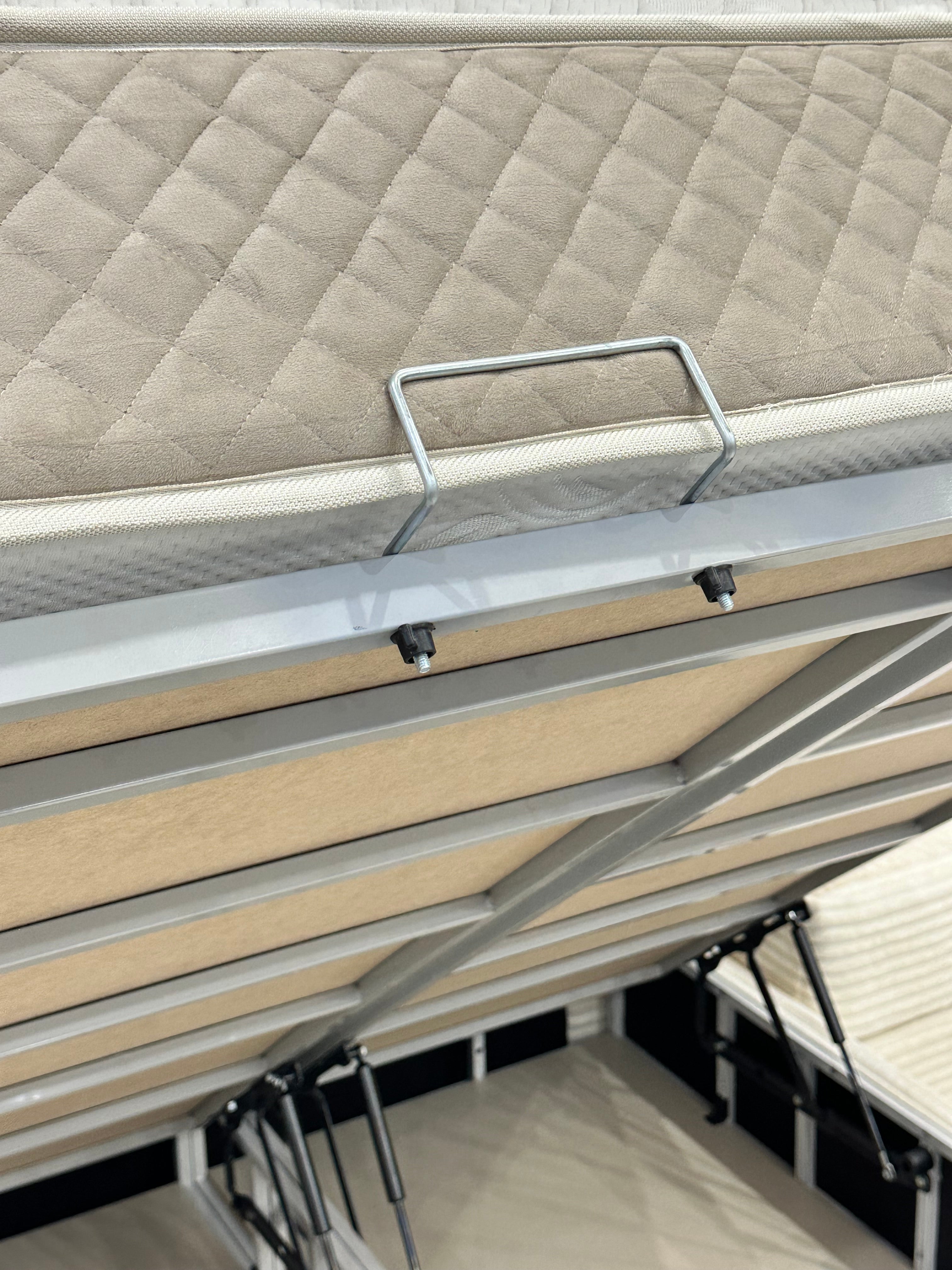 Lit Coffre VANIYA BLANC CASSÉ - Doudoud