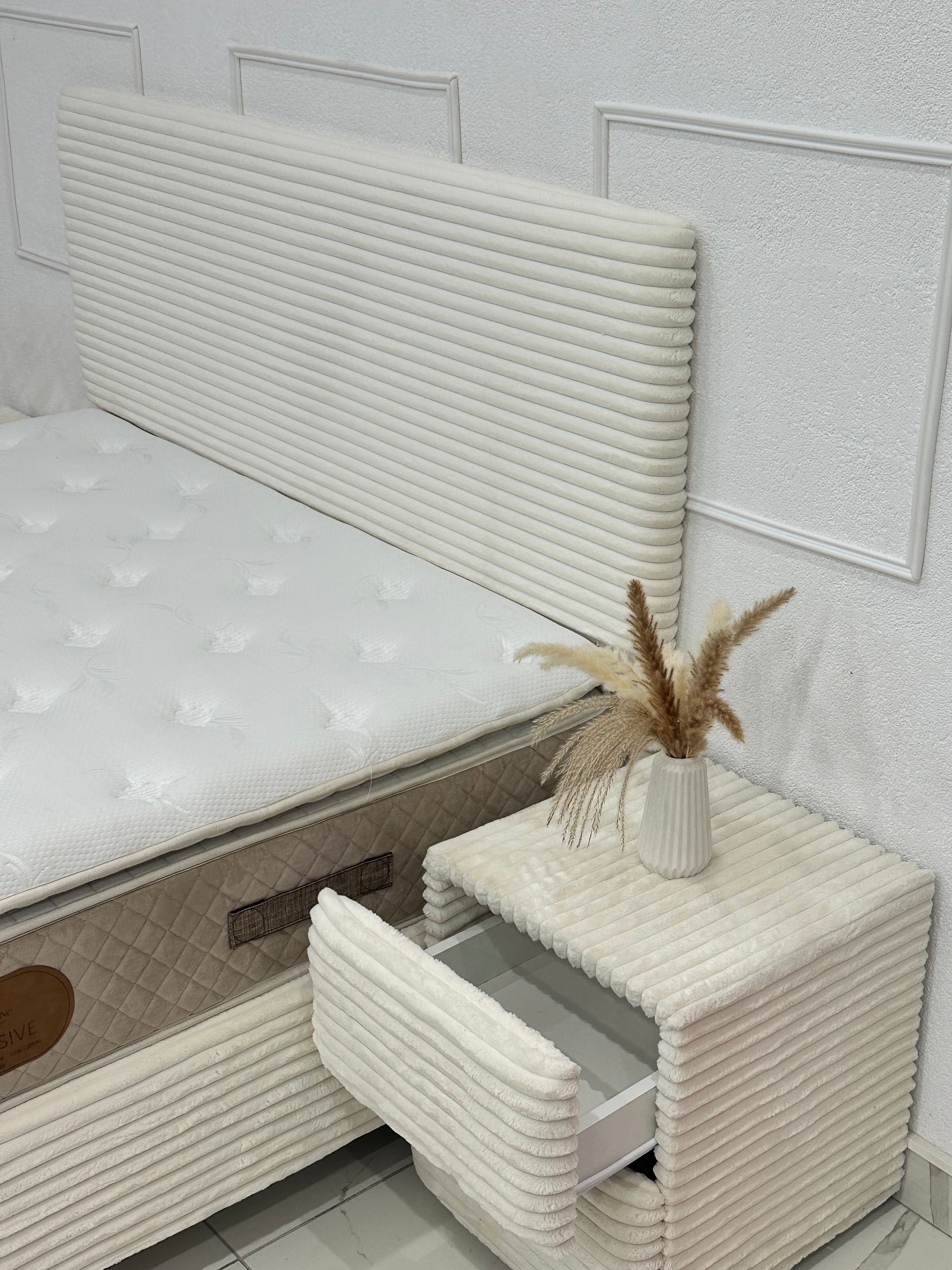 Lit Coffre VANIYA BLANC CASSÉ - Doudoud