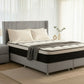 Lit Coffre ALMA GRIS - Velours