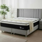 Lit Coffre ALMA GRIS - Velours