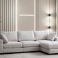 Canapé Modulable Julia Chenille 3+1 Pouf