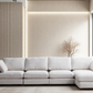 Canapé Modulable Julia Chenille 4+1 Pouf