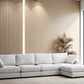 Canapé Modulable Julia Chenille 4+1 Pouf