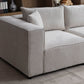 Canapé Modulable Élégance Chenille 3+1 Pouf