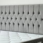 Lit Coffre CAPI GRIS - Velours