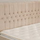 Lit Coffre CAPI BEIGE - Velours