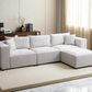 Canapé Modulable Élégance Chenille 3+1 Pouf