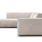Canapé d'Angle Collet Tweed Crème