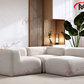 CANAPÉ MODULABLE NUAGE - CHENILLE - BLANC CASSÉ