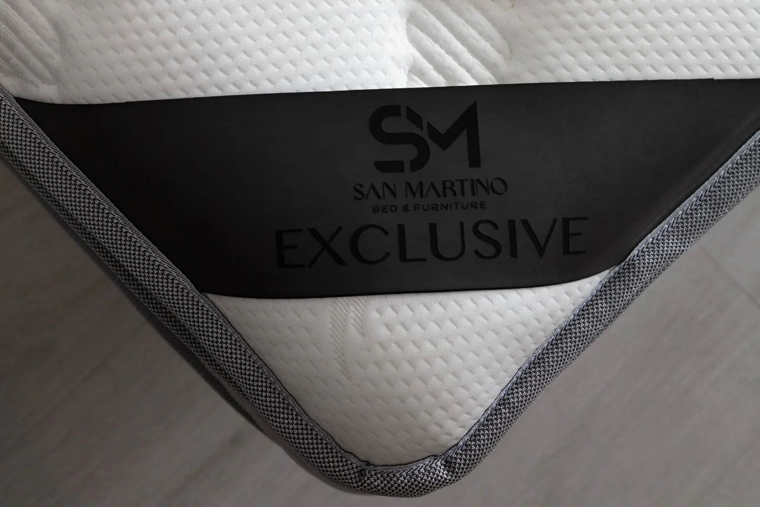 Matelas Ressort Ensachés SM Exclusive Gris - 32 cm Surmatelas Intégré