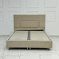 Lit Coffre NEVA BEIGE - Velours