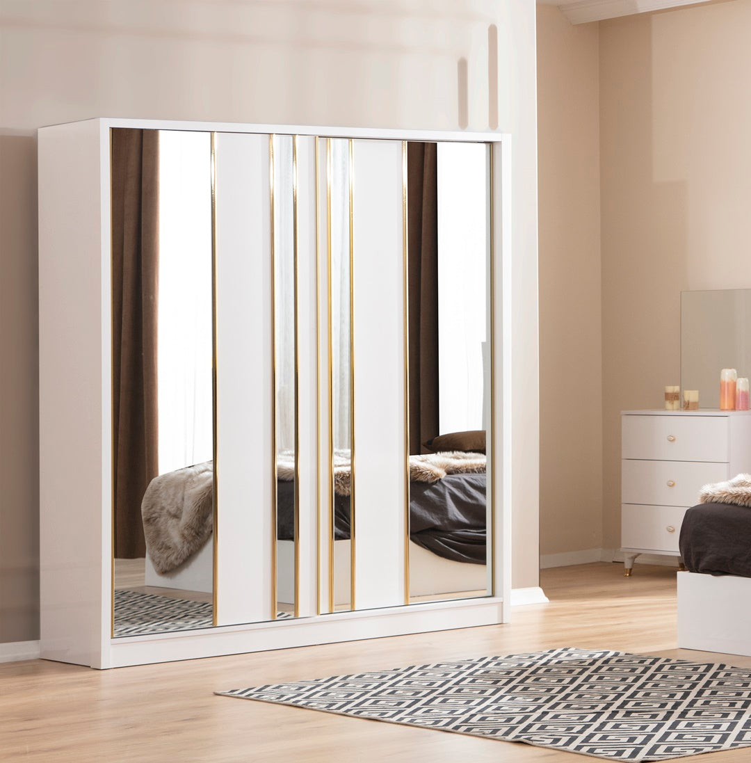 Chambre à Coucher Madrid Blanc