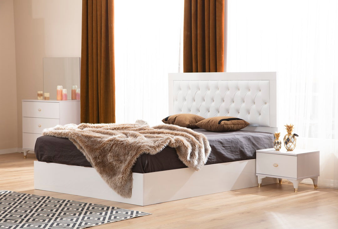 Chambre à Coucher Madrid Blanc